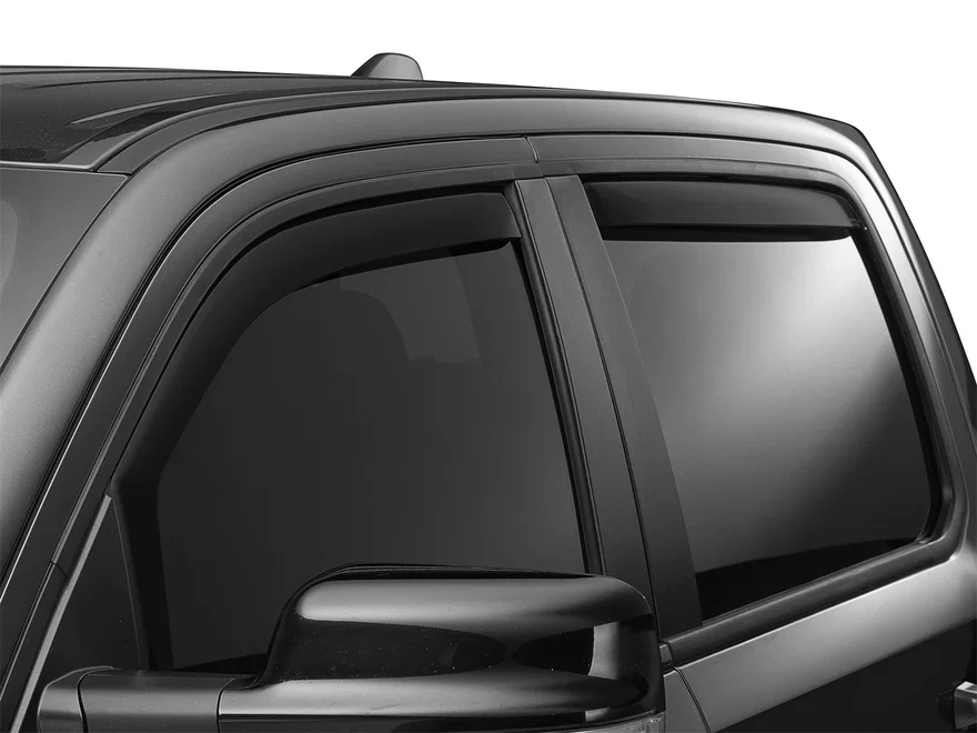 Front and Rear Side Window Deflector Set for Ram 1500