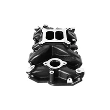 Street Warrior Intake - Chevy Small Block V8 - Black Ceramic image 3