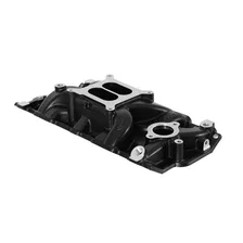 Street Warrior Intake - Chevy Small Block V8 - Black Ceramic image 2