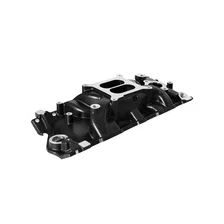 Street Warrior Intake - Chevy Small Block V8 - Black Ceramic image 5