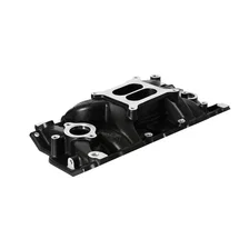 Street Warrior Intake - Chevy Small Block V8 - Black Ceramic image 1
