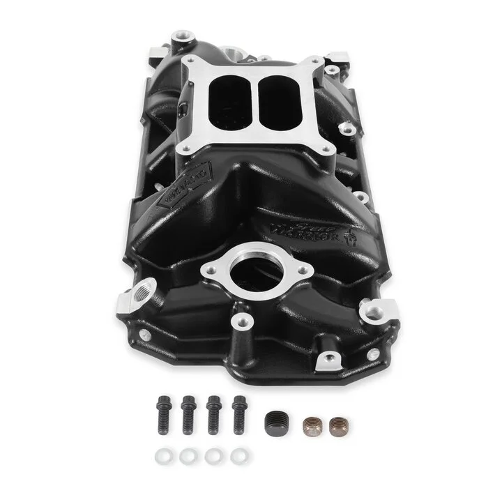 Speed Warrior Intake - Chevy Small Block V8 - Black Ceramic Coated
