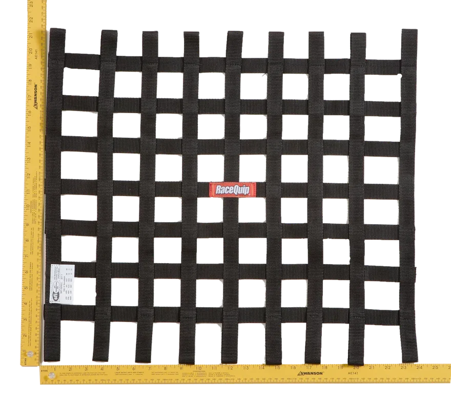 Ribbon Style Race Car Window Net