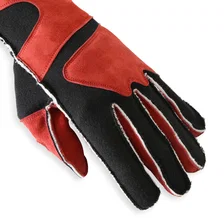 SFI 3.3/5 Red / Black Outseam Short Gauntlet Nomex Race Gloves - Medium image 2