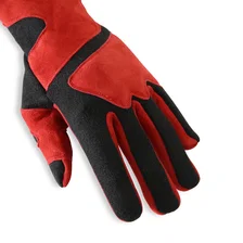SFI 3.3/5 Red / Black Long Gauntlet Nomex Race Gloves - Medium image 5