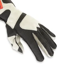 SFI 3.3/5 Black / Gray Outseam Short Gauntlet Nomex Race Gloves - Medium image 2