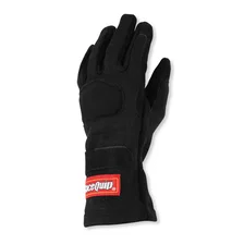 SFI 3.3/5 Black Short Gauntlet Nomex Race Gloves - Small image 7