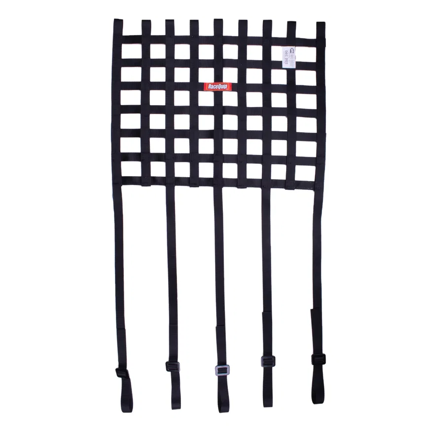 Ribbon Style Race Car Window Net with 1" Mounting Straps
