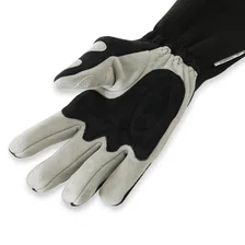 SFI 3.3/5 Black / Gray Long Gauntlet Nomex Race Gloves - Medium image 2