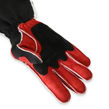 SFI 3.3/5 Red / Black Outseam Long Gauntlet Nomex Race Gloves - Medium image 2