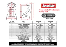 FIA Rated Composite Full Containment Racing Seat image 2