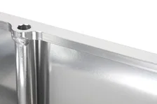 Fuel Fabricated Aluminum Valve Cover - Big Block Chevy - Silver Finish image 5