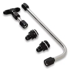Dual Feed Fuel Line #6AN (Black) image 3