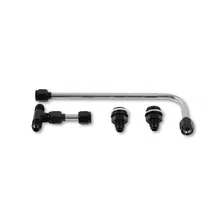 Dual Feed Fuel Line #6AN (Black) image 2