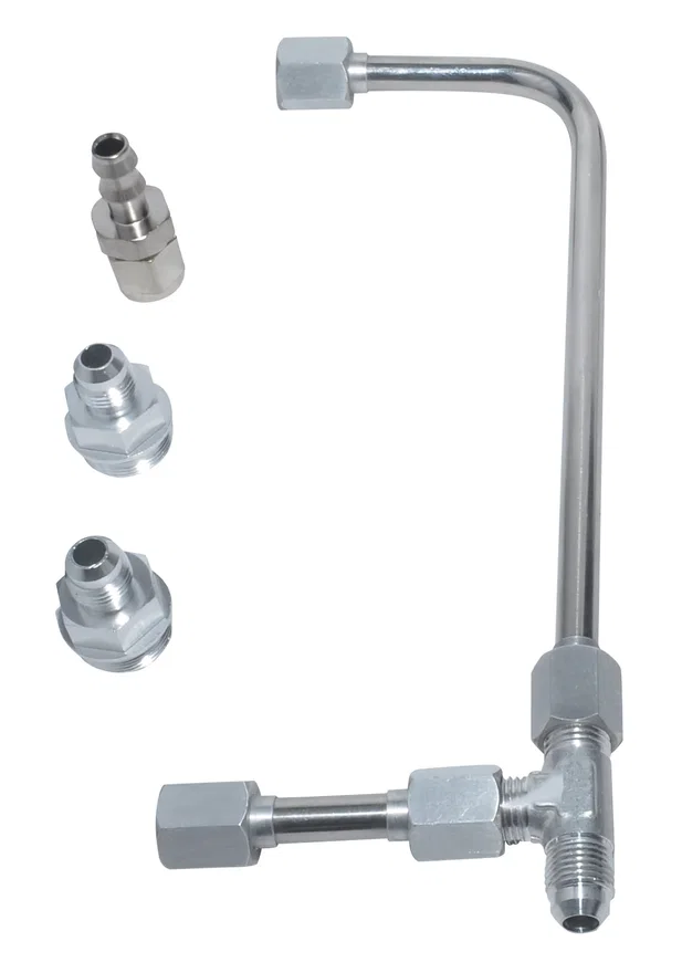 Dual Feed Fuel Line (Slayer Series - Silver)