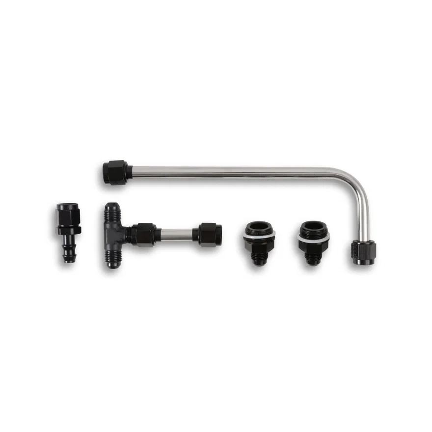 Dual Feed Fuel Line #6AN (Slayer Series - Black)