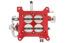 Billet Throttle Body Assembly 1 3/4" Red with Steel Plates 12-850 image 3