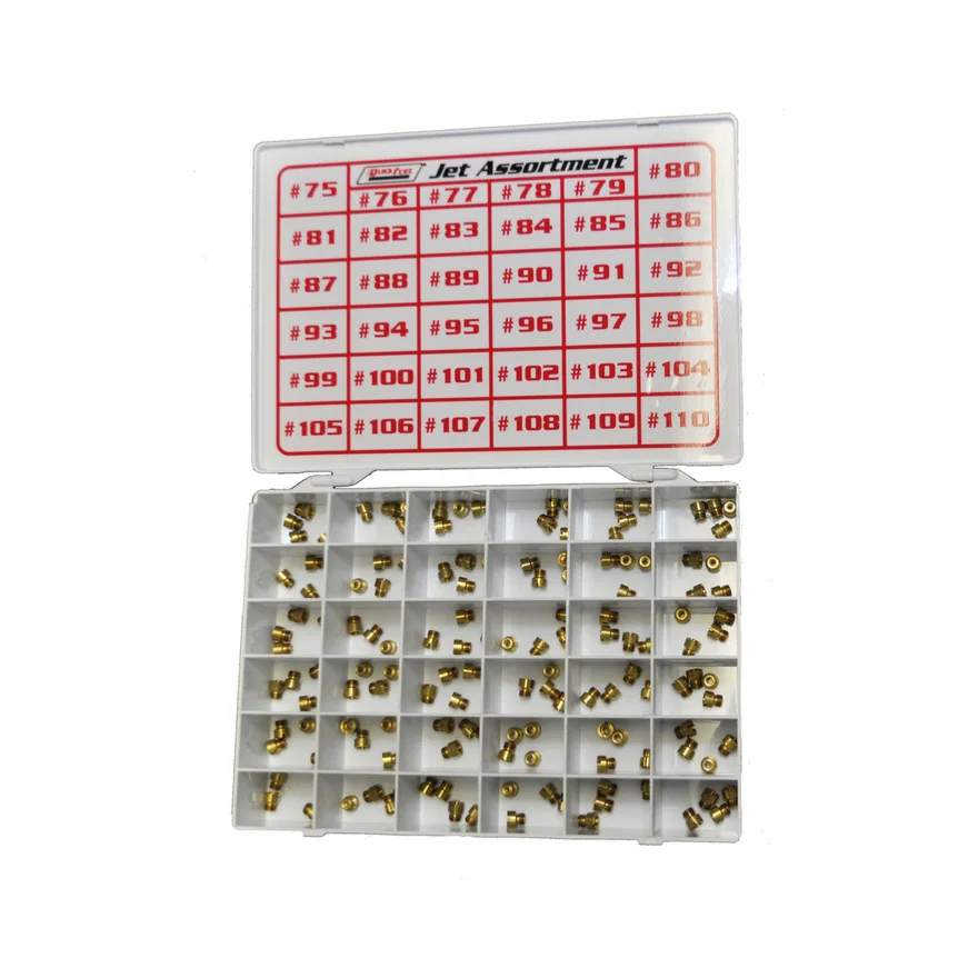 Gas Jet Assortment Kit #75 thru #110 (4 ea.)