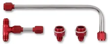 Dual Feed Fuel Line #6AN (Red) image 1
