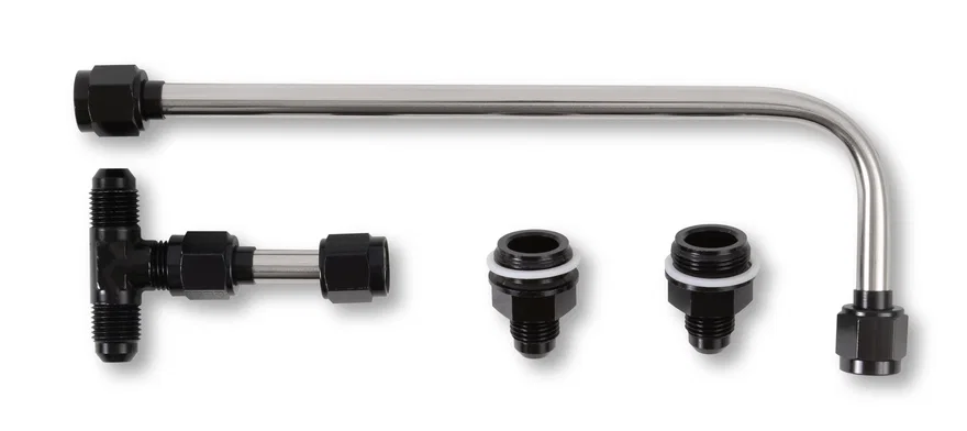 Dual Feed Fuel Line #6AN (Black)
