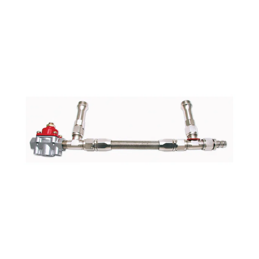 By Pass Reg Fuel Line Kit #8AN Silver