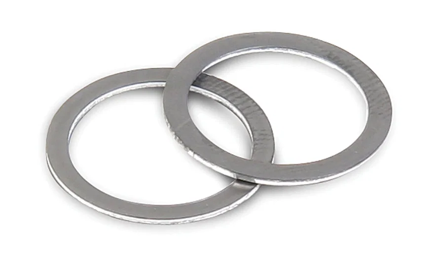 Fuel Inlet Fitting Gaskets 7/8" Coated Aluminum