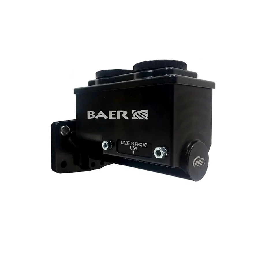 ReMaster Master Cylinder 4 Bolt Mopar, Black Anodized Finish, Right Port, 1.00" Bore