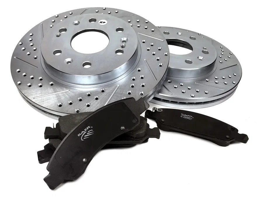 Brakes Claw Rotor and Pad Combo Kit, Rear for Nissan TITAN