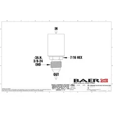 Brakes Pressure Residual Valve – Billet Aluminum, 10#, -3AN Male image 4