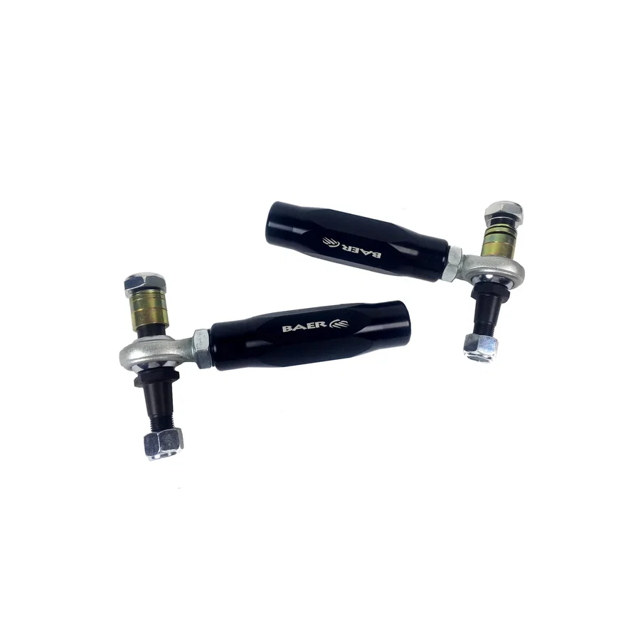 Brakes Tracker Adjustable Front Tie Rods Bump Steer Kit for 1979-1993 Mustang