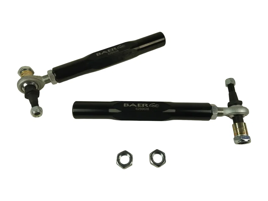 Brakes Tracker Adjustable Front Tie Rods Bump Steer Kit for GM X Body, 1968-1969 Camaro, 1968 Firebird, 1968-1974