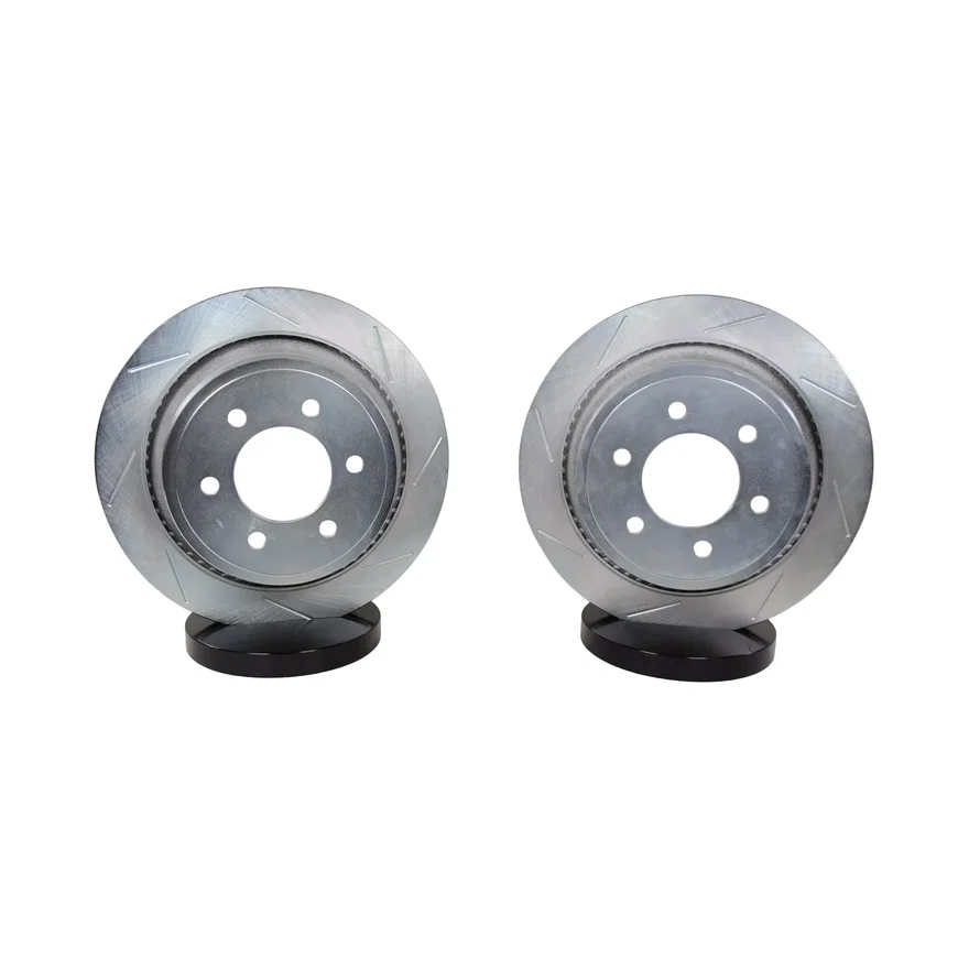 Brakes Claw Performance Rotors, Rear (Slot/Zinc Only) for Ford F-150