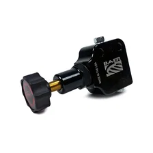 Brakes Black General Fit Adjustable Proportioning Valve, Inline, with 3/8-24 Fittings image 1