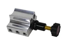 Brakes Chrome Adjustable Proportioning Valve with Integrated Mount, Right Port Exit, with 3/8-24 Fittings image 3