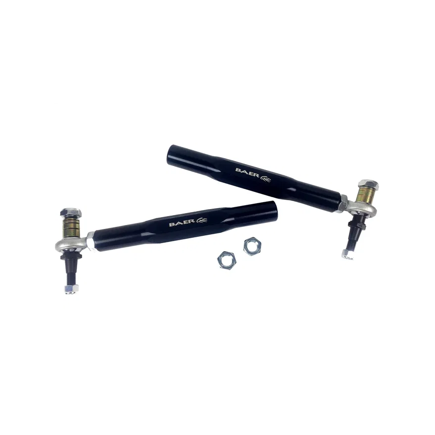 Brakes Tracker Adjustable Front Tie Rods Bump Steer Kit for 1965-1968 Chevy Car