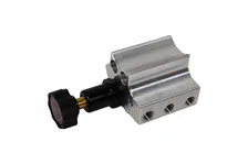 Brakes Chrome Adjustable Proportioning Valve with Integrated Mount, Left Port Exit, with 3/8-24 Fittings image 3
