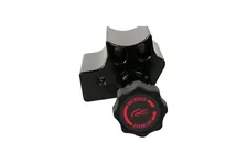 Brakes Black Adjustable Proportioning Valve with Integrated Mount, Right Port Exit, with 3/8-24 Fittings image 4