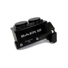 ReMaster Master Cylinder 2 Bolt, 1999-04 SN95 Mustang hydroboost specific, Black Anodized Finish, Left Port, 1.125 (1-1/8) Bore image 1