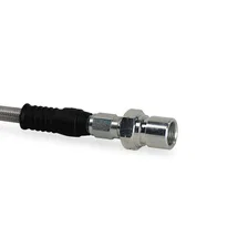 21.5" Long Braided Hose Set with 3AN Female Straight x 10mm 20° Banjo Ends image 3