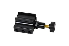 Brakes Black Adjustable Proportioning Valve with Integrated Mount, Right Port Exit, with 3/8-24 Fittings image 3