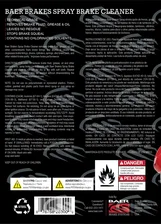 Spray Brake Cleaner Non-Chlorinated, Technical Grade, 13oz (369g) Can image 2