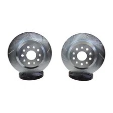 Brakes Claw Performance Rotors, Rear (Slot/Zinc Only) for Jeep Wrangler image 1