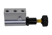 Brakes Gray Adjustable Proportioning Valve with Integrated Mount, Right Port Exit, with 3/8-24 Fittings image 6