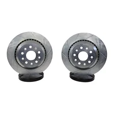 Brakes Claw Performance Rotors, Rear (Slot/Zinc Only) for Jeep Wrangler image 1