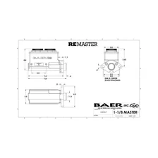 Bear Brakes Remaster Master Cylinder Assembly & Proportioning Valve, Kit, Black, 1-1/8" Bore image 9