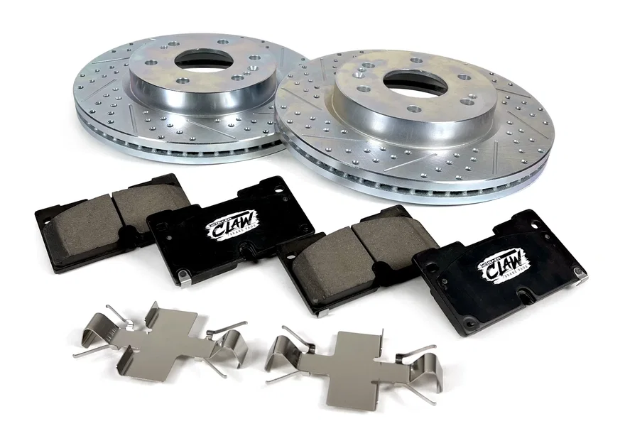 Brakes Claw Rotor and Pad Combo Kit, Front