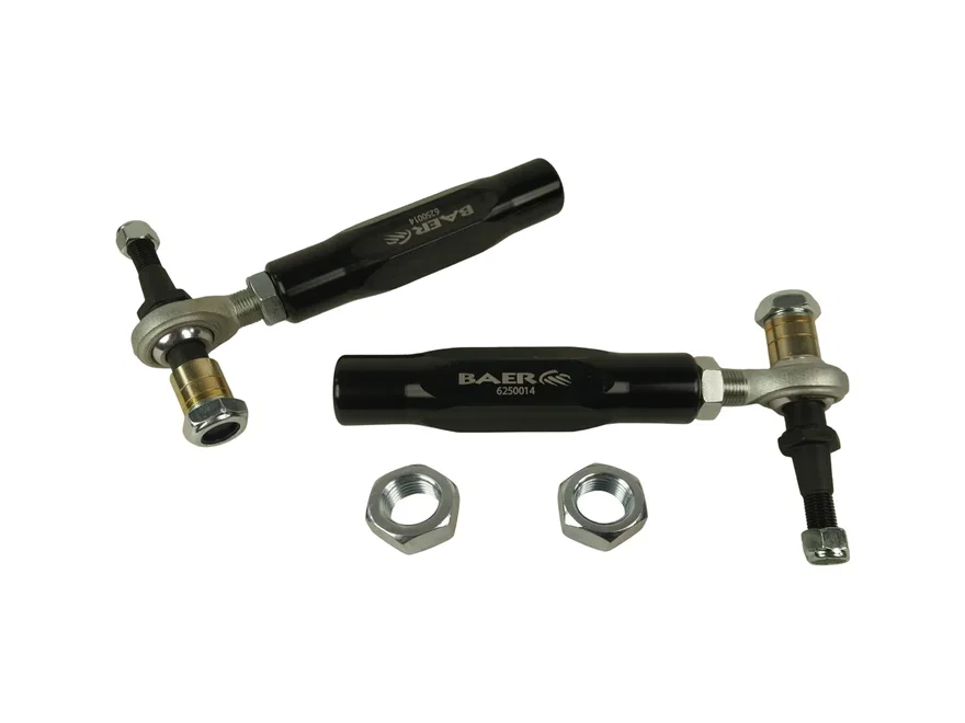 Brakes Tracker Adjustable Front Tie Rods Bump Steer Kit for 1967-1969 Mustang for Ford