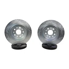 Brakes Claw Performance Rotors, Rear (Slot/Zinc Only) for Jeep Wrangler image 2