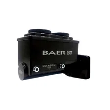 ReMaster Master Cylinder 4 Bolt Mopar, Black Anodized Finish, Left Port, 1.00" Bore image 1