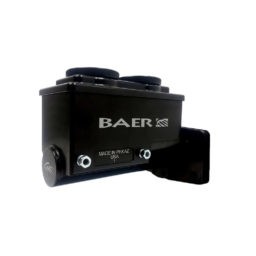 ReMaster Master Cylinder 4 Bolt Mopar, Black Anodized Finish, Left Port, 1.00" Bore